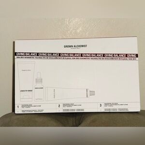 Grown Alchemist: Giving  Balance new skin renewal trio box set 3 pieces + pouch